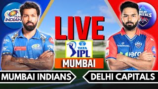 IPL 2024 Live MI vs DC Live Match  IPL Live Score amp Commentary  Mumbai vs Delhi Live Match [upl. by Annoyt]