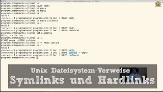 Unix für Entwickler 7  Symlinks und Hardlinks verstehen [upl. by Blancha368]