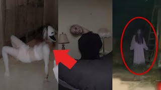 5 Encuentros Paranormales Captados En Cámara  VIDEOS DE TERROR VOL 7 [upl. by Guillema9]