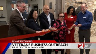 WDTN Wright State opens Ohios first small business outreach center for vetrans [upl. by Eldridge]