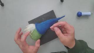 Needle Felted Gnome Tutorial by Sheepishly Made [upl. by Yeoj]