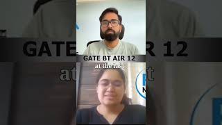 GATE Topper On How To Prepare for gate from free sources topper biotechnologyexam btech [upl. by Aokek]