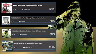 I Unlocked Every Metal Gear Solid Achievement In The Master Collection [upl. by Suoivatra]