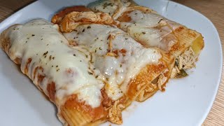 CÓMO HACER CANELONES DE POLLO EN SARTÉN  CANELONES DE POLLO SIN HORNO [upl. by Jilli530]