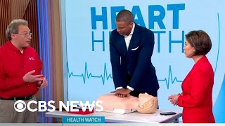 How to identify a person in cardiac arrest and administer potentially lifesaving CPR [upl. by Emmy81]