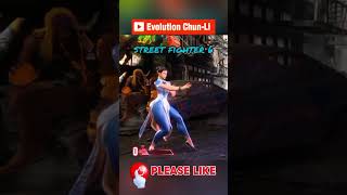 ChunLis evolution from Pixels to 3D🥋 streetfighter gaming chunli sf6 [upl. by Prestige917]