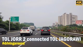 Semakin dekat❗Jagorawi Toll Road connected with Jakarta Outer Ring Road 2 JORR2❕Driving to Sentul [upl. by Ted]