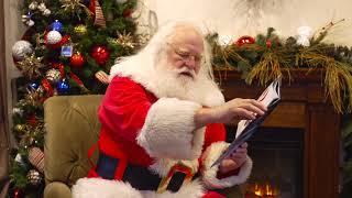 MAX Cozy Christmas Countdown  Santa reads 5 More Sleeps Till Christmas by Jimmy Fallon [upl. by Bilicki295]