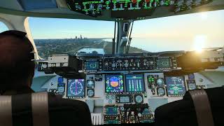 MSFS C17 FindlayOhio KFDY to Burke Lakefront Cleveland OH KBKL 4K Simulation [upl. by Georgeta140]