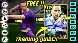 Free Epic Franck Ribery Best Training Guide 🔥 eFootball 2025 Mobile  How To Train Franck Ribery [upl. by Treva]