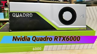 Nvidia Quadro RTX6000 Graphics Card Architecture and NVIDIA RTX platform NVIDIA NVLink  Tech Land [upl. by Ogait]