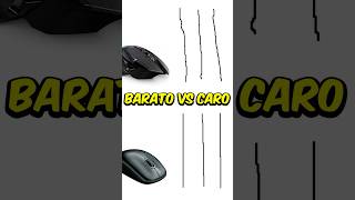 Mouse barato vs Mouse Gamer con sensor de gama alta logitech pcgaming mouse [upl. by Lebiralc]