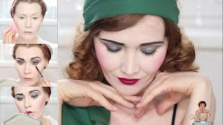 An Authentic 1920s Makeup Look for Flappers [upl. by Weitzman]