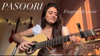 Pasoori  Fingerstyle cover Mihika Sansare [upl. by Herwig]