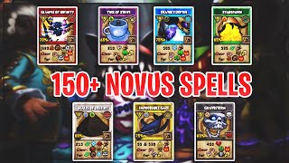 All NEW Novus Spells In Wizard101 150 Spells [upl. by Duax545]