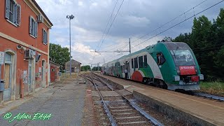 FERROVIA FERRARA  SUZZARA STAZIONE DI VIGARANO PIEVE [upl. by Urita]