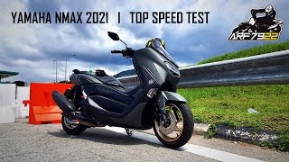 Yamaha NMAX 155 2021  Top Speed Test yamaha review topspeed yamahascooter nmax nmax155 [upl. by Ecerehs]