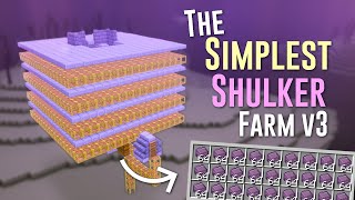 Minecraft Fast amp Simple Shulker Farm  Java 117  121  by Balllight amp The Archivists [upl. by Ninon280]