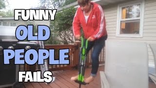 Funny Old People Fails 2016 Best Fails Compilation By FailADD [upl. by Arbmat]