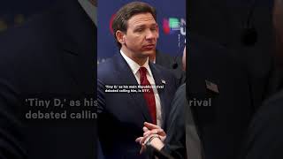 Is FL Gov Ron DeSantis Wearing Height Boosters [upl. by Yorel]