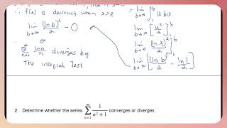 35 Integral Test [upl. by Filbert209]