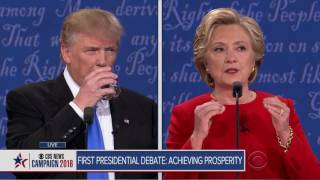 Full video TrumpClinton first presidential debate [upl. by Genie]