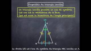 Propriétés du triangle isocèle [upl. by Naiva]