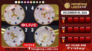 Hongkong Lotto Live December 06 2024  Lotto Live [upl. by Dlawso913]