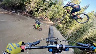 Riding in Whistler Mountain Bike Park with Brendog and Blake Samson [upl. by Durst829]