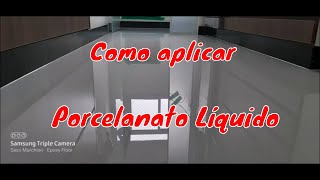 Como fazer Porcelanato Líquido dicas para uma aplicação PERFEITA [upl. by Aicil777]