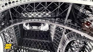 Under Eiffel Tower Paris Glass Wall Art [upl. by Castora]