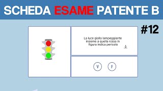 SCHEDA ESAME PATENTE B 2024 12 [upl. by Ynattir]