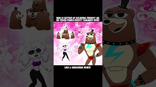 Freddy Fazbear Gets Revenge Comparison  Rocky Rakoon Animation Meme Shorts tiktok funny [upl. by Blumenthal]