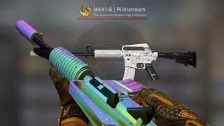 New M4A1  Printstream Trade Up Operation Broken Fang CSGO [upl. by Ashwell66]