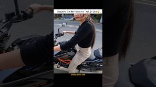 Most Beautiful Girl want to Ride My KTM Duke 🥰ktm shorts bike ridergirl girlrider cutegirl [upl. by Euqinomad524]