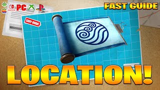 Where to find ALL Waterbending Mythic Weapon Location in Fortnite How to Get Waterbending Location [upl. by Starlin]