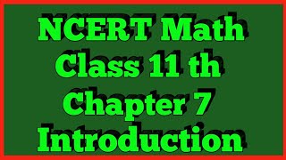 Introduction Chapter 7 Permutations and Combinations Class 11 NCERT MATHS [upl. by Loos362]