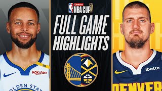 WARRIORS at NUGGETS  EMIRATES NBA CUP 🏆  FULL GAME HIGHLIGHTS  December 3 2024 [upl. by Nnyllaf]