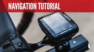 Navigation Tutorial  Lezyne GPS [upl. by Ignatius908]