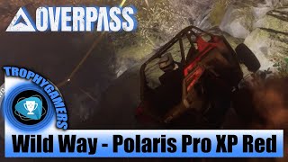 Overpass  Wild Way Obstacle Course  Northern Forest  UTV Polaris Pro XP Red Livery Gameplay [upl. by Limaj]