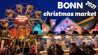 BonnGermanyChristmas Market Night WalkNovember2021 [upl. by Justicz]