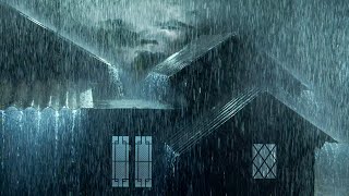 ⚡Powerful Thunderstorm Rain Sounds for Sleeping  Heavy Rainstorm amp Very Strong Thunder on Tin Roof [upl. by Maighdiln]