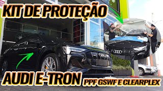 AUDI ETRON 100 ELETRICO⚡ PPF GSWF GARANTIA VITALÍCIA🚀 [upl. by Ahsimek861]