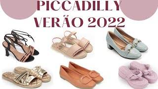 COLEÇÃO VERÃO 2022 PICCADILLY  LANÇAMENTOS PICCADILLY  TENDÊNCIAS E SAPATOS  Caren Sales [upl. by Tnirb]