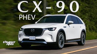 FUEL EFFICIENT 2024 Mazda CX90 PHEV Review [upl. by Sesmar]