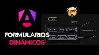 ¿Cómo crear formularios DINÁMICOS con ANGULAR [upl. by Nilyad217]