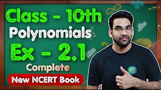 Class  10 Ex  21 Q1 Polynomials  New NCERT  CBSE  Green Board [upl. by Aerua]