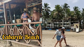 CABARETE DOMINICAN REPUBLIC  WALKING AROUND CABARETE🏖️  STUNNING BEACH  4K  BEACH LIFE Sosúa [upl. by Gayleen40]