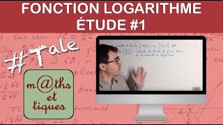 Etudier une fonction logarithme 13  Limites  Terminale [upl. by Galatia]