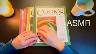 Cooks Illustrated Flip Through  Soft Spoken ASMR Magazine Paper Sounds Page Turning [upl. by Ragland]